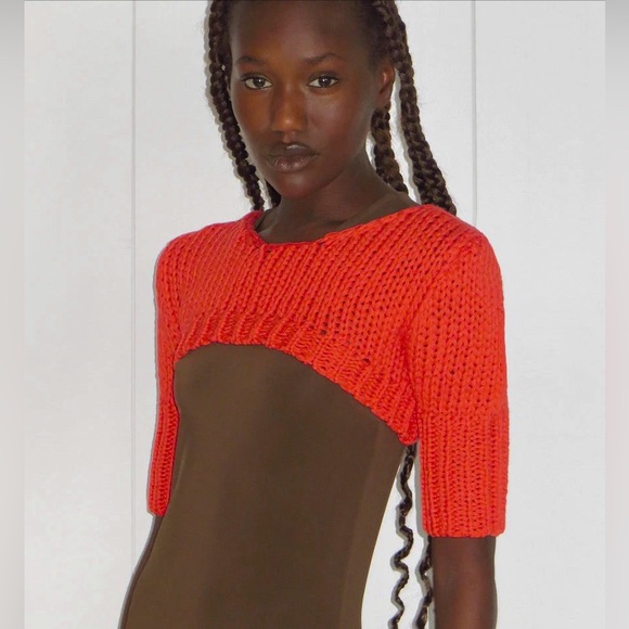 Paloma Wool - Red shrug sweater - Picture 1 of 5
